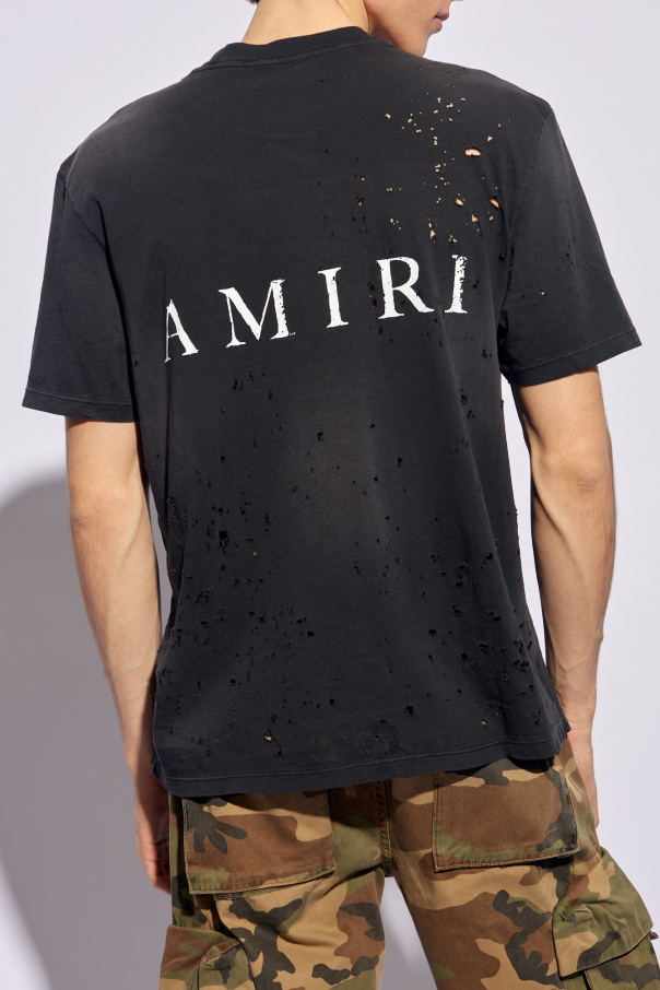 shirt back with logo Amiri - Jil Sander T-shirt back Nero